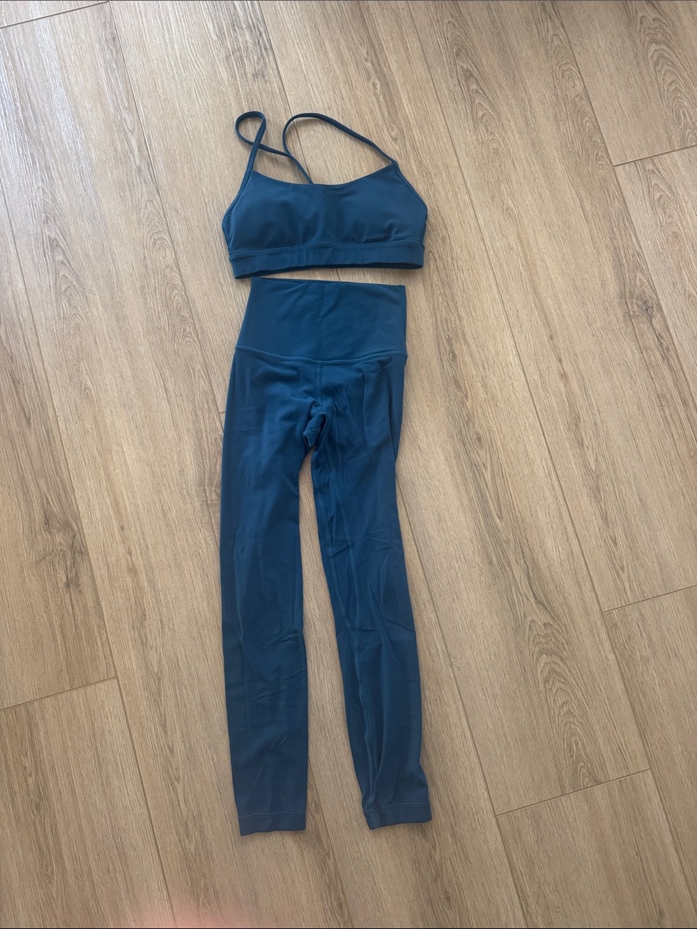 LULULEMON ALIGN LEGGINGS AND FLOW Y BRA